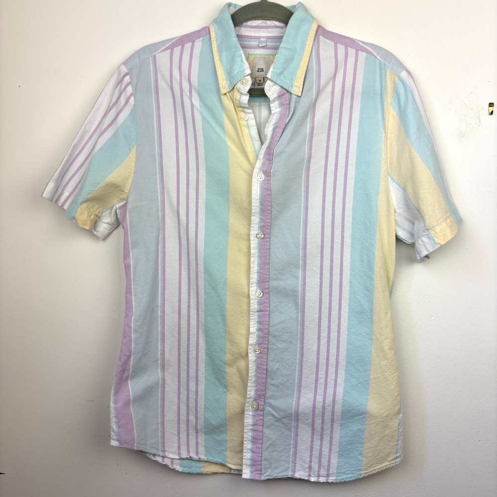 River Island Short Sleeve Button Down Shirt